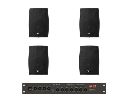 Комплект звуку DV audio LA804PB4B для приміщення до 120м.кв