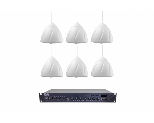 Комплект звуку DV audio LA1206PS5W для приміщення до 160 м.кв