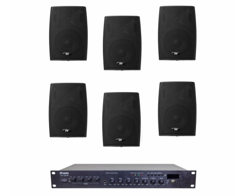 Комплект звуку DV audio LA1206PB5B для приміщення до 160 м.кв
