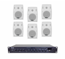 Комплект звуку DV audio LA1206PB5W для приміщення до 160 м.кв