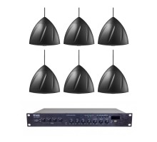 Комплект звуку DV audio LA1206PS5B для приміщення до 160 м.кв