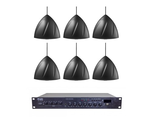 Комплект звуку DV audio LA1206PS5B для приміщення до 160 м.кв