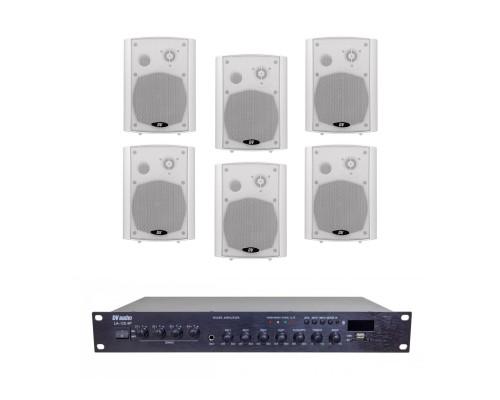 Комплект звуку DV audio LA1206PB5TW для приміщення до 160 м.кв