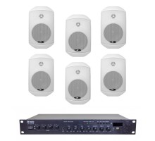 Комплект звуку DV audio LA1206MS5W для приміщення до 160 м.кв