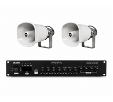 Комплект звуку DV audio LA1002HS50PRO для зони оповіщення до 1200 м.кв