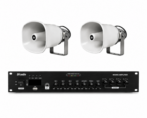 Комплект звуку DV audio LA1002HS50PRO для зони оповіщення до 1200 м.кв