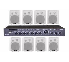 Комплект звуку DV audio DMA1808422W для приміщення до 240м.кв.