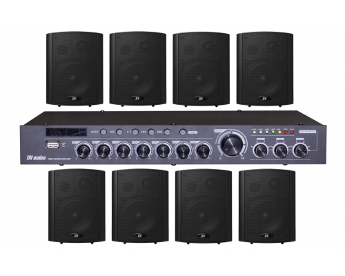 Комплект звуку DV audio DMA1808422B для приміщення до 240м.кв.