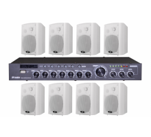 Комплект звуку DV audio DMA2408532W для приміщення до 240м.кв.
