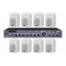 Комплект звуку DV audio DMA2408532W для приміщення до 240м.кв.