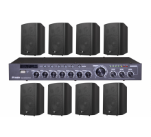 Комплект звуку DV audio DMA2408532B для приміщення до 240м.кв.