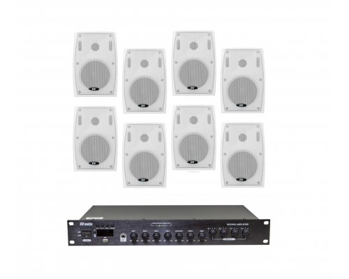 Комплект звуку DV audio LA1208PB4W для приміщення до 160 м.кв