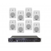 Комплект звуку DV audio LA1208PB4W для приміщення до 160 м.кв