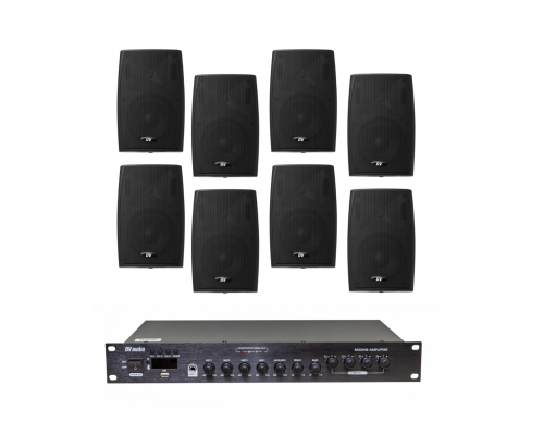 Комплект звуку DV audio LA1208PB4B для приміщення до 160 м.кв