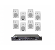 Комплект звуку DV audio LA1208PB4W для приміщення до 160 м.кв