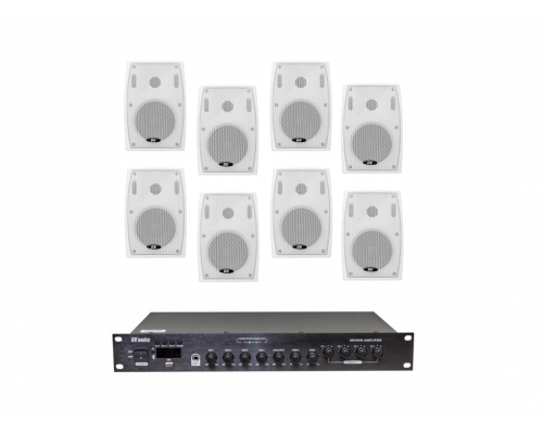 Комплект звуку DV audio LA1208PB4W для приміщення до 160 м.кв