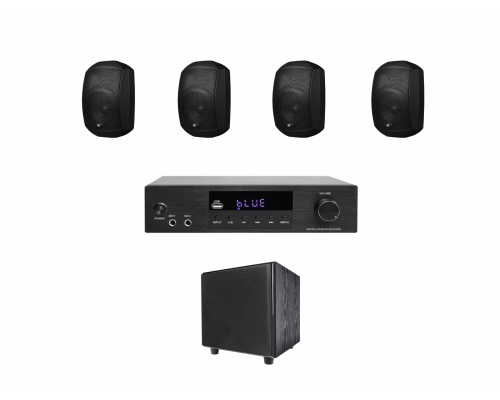 Комплект звуку DV audio KTV200SW8504MS52TB для приміщення до 60м.кв.