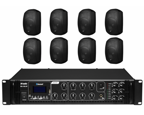 Комплект звуку DV audio MA1808MS6B для приміщення до 320 м.кв