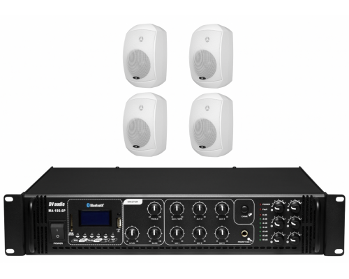 Комплект звуку DV audio MA1804MS6W для приміщення до 160 м.кв