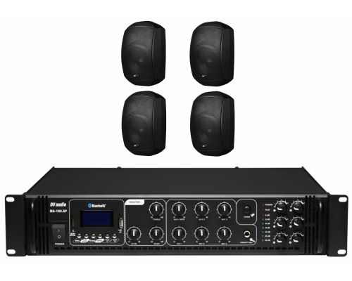 Комплект звуку DV audio MA1804MS6B для приміщення до 160 м.кв