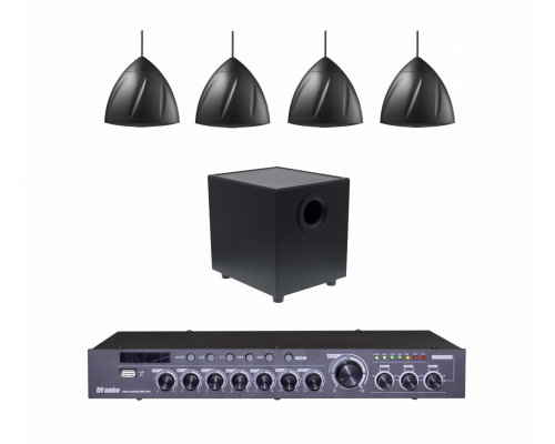 Комплект звуку DV audio LA120SUB8Т4PS502TB для приміщення до 120м.кв.