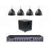 Комплект звуку DV audio LA120SUB8Т4PS502TB для приміщення до 120м.кв.