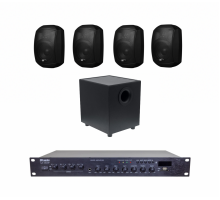 Комплект звуку DV audio LA120SUB8Т4MS42TB для приміщення до 120м.кв.