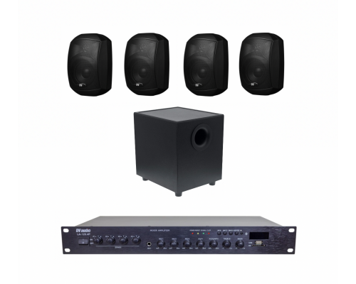 Комплект звуку DV audio LA120SUB8Т4MS42TB для приміщення до 120м.кв.