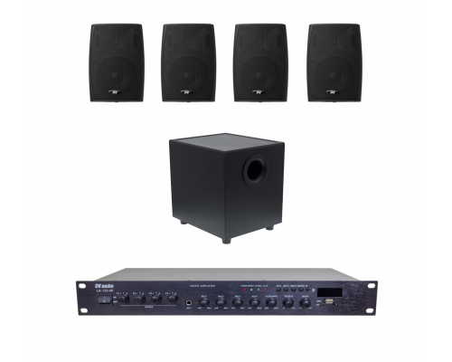 Комплект звуку DV audio LA120SUB8Т4PB42TB для приміщення до 120м.кв.