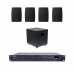 Комплект звуку DV audio LA120SUB8Т4PB42TB для приміщення до 120м.кв.