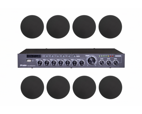Комплект звуку DV audio DMA1808CMG5B для приміщення до 240м.кв.