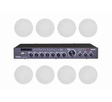 Комплект звуку DV audio DMA1808CMG5W для приміщення до 240м.кв.
