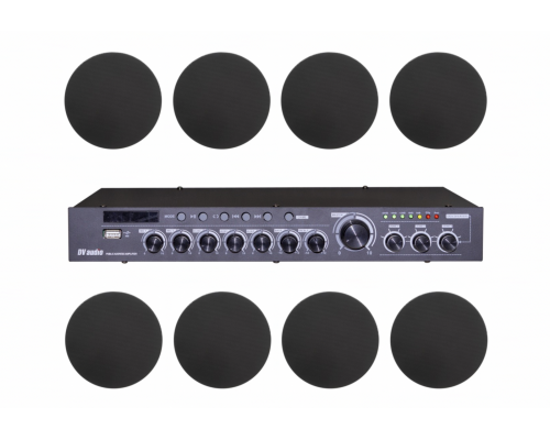 Комплект звуку DV audio DMA2408CMG6B для приміщення до 240м.кв.