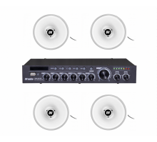 Комплект звуку DV audio DMA1204SH30 для зони оповіщення до 1200 м.кв