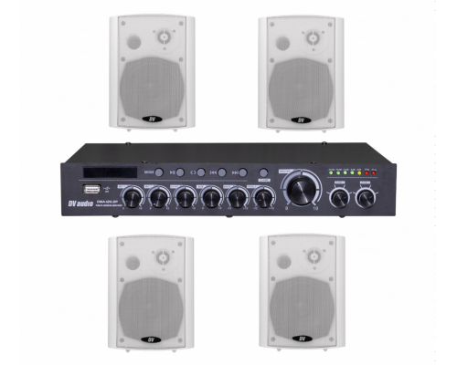 Комплект звуку DV audio DMA12044532W для приміщення до 120м.кв.