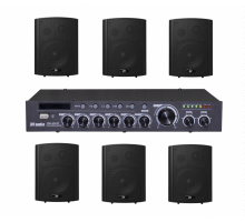 Комплект звуку DV audio DMA1206422B для приміщення до 180м.кв.