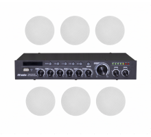 Комплект звуку DV audio DMA1206CMG5W для приміщення до 180м.кв.
