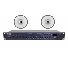 Комплект звуку DV audio LA1002SH50 для зони оповіщення до 1200 м.кв