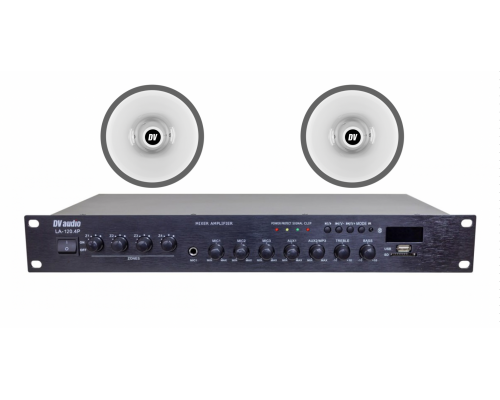 Комплект звуку DV audio LA1002SH50 для зони оповіщення до 1200 м.кв