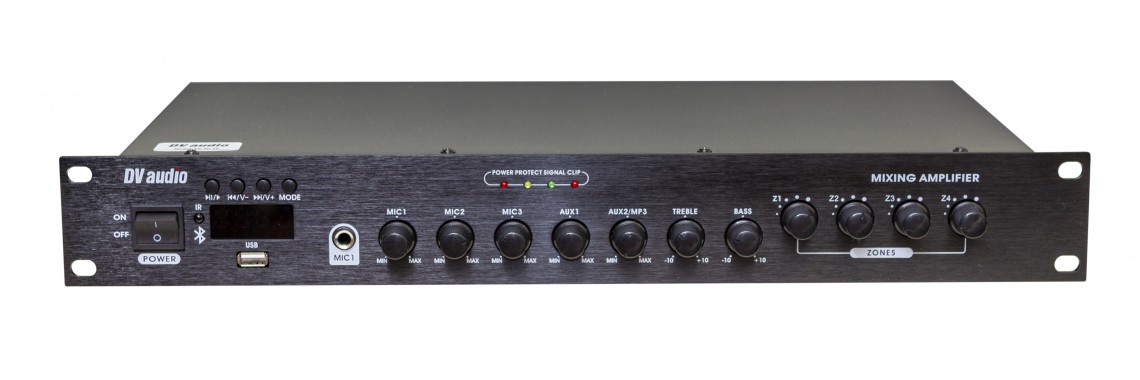 Мікшер-підсилювач із USB DV audio LA-120.4P