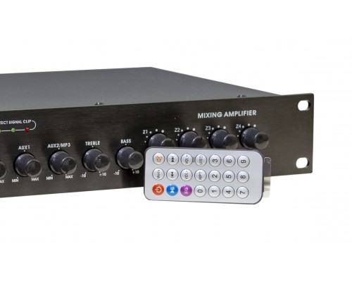 Трансляційний мікшер-підсилювач з USB DV audio LA-80.4P