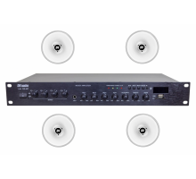 Комплект звуку DV audio LA1204SH30 для зони оповіщення до 1200 м.кв