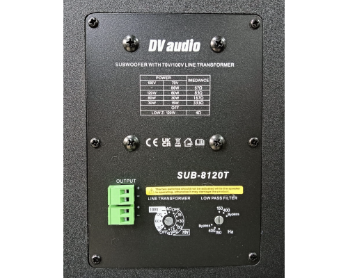 Корпусний сабвуфер DV audio SUB-8120TB