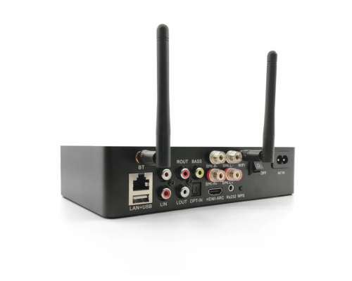 Музичний стример DV audio WMP-260 PRO мережевий Wi-Fi плеєр з підсилювачем