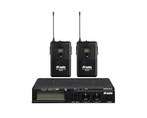 Радіосистема DV audio BGX-24 з петличними мікрофонами