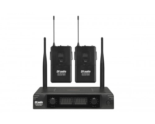 Радіосистема DV audio BGX-224 MKII з петличними мікрофонами