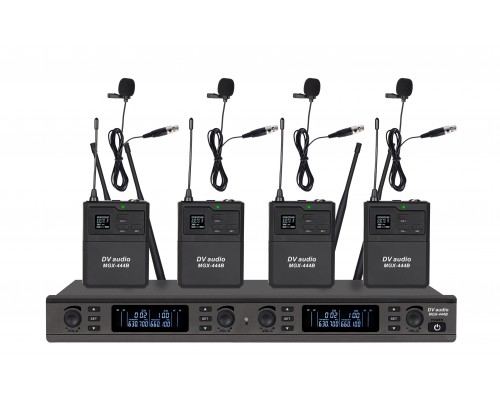 Радіосистема DV audio MGX-444B з петличними мікрофонами