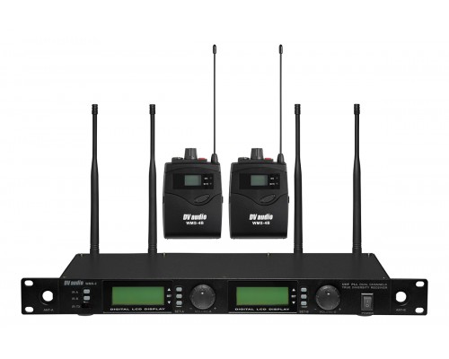 Радіосистема DV audio WMS-24B з петличний мікрофонами