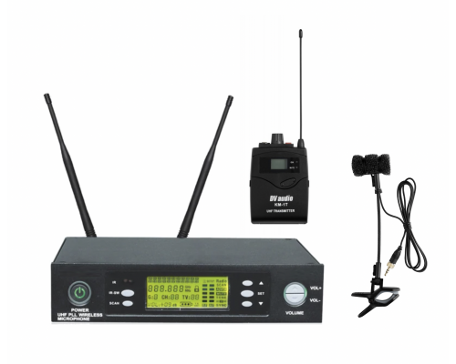 Радіосистема DV audio WMS-11T з мікрофоном прищіпкою для (баяна, акордеону, труби)