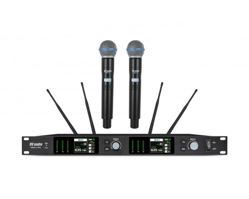 Радіосистема DV audio WMS-24H PRO два ручних мікрофони